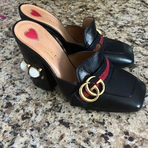 Gucci heeled mules